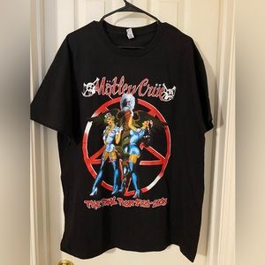 Motley Crue 80s Hard Rock Band T-Shirt, The Final Tour 1981-2015, ALSTYLE Tag XL